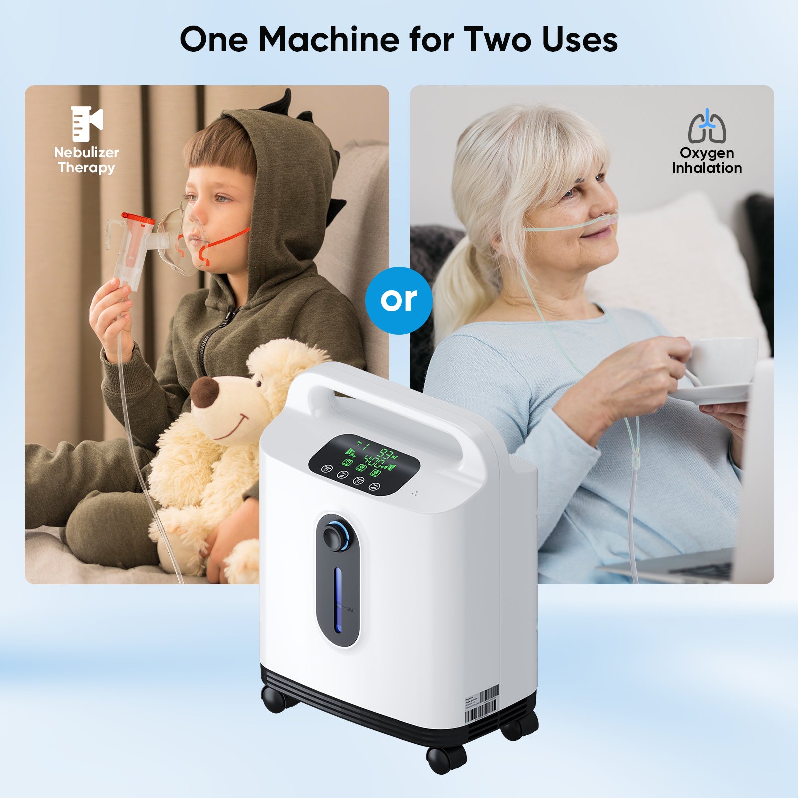 VARON  1-8L/Min Home Oxygen Concentrator DF-011