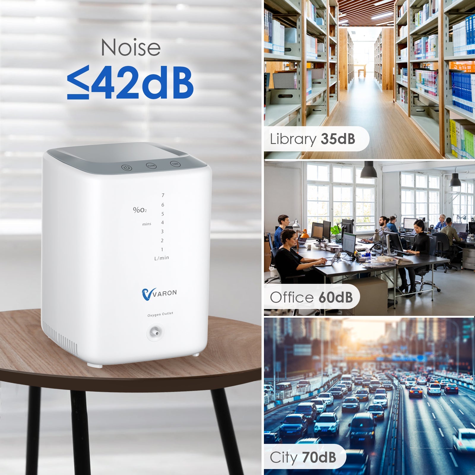 1-7L/Min Home Oxygen Concentrator VH-3