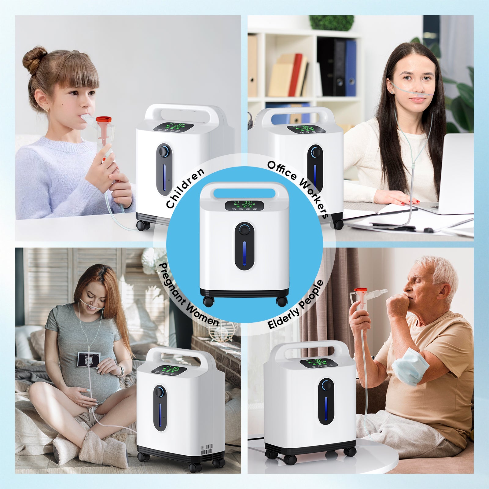 VARON  1-8L/Min Home Oxygen Concentrator DF-011