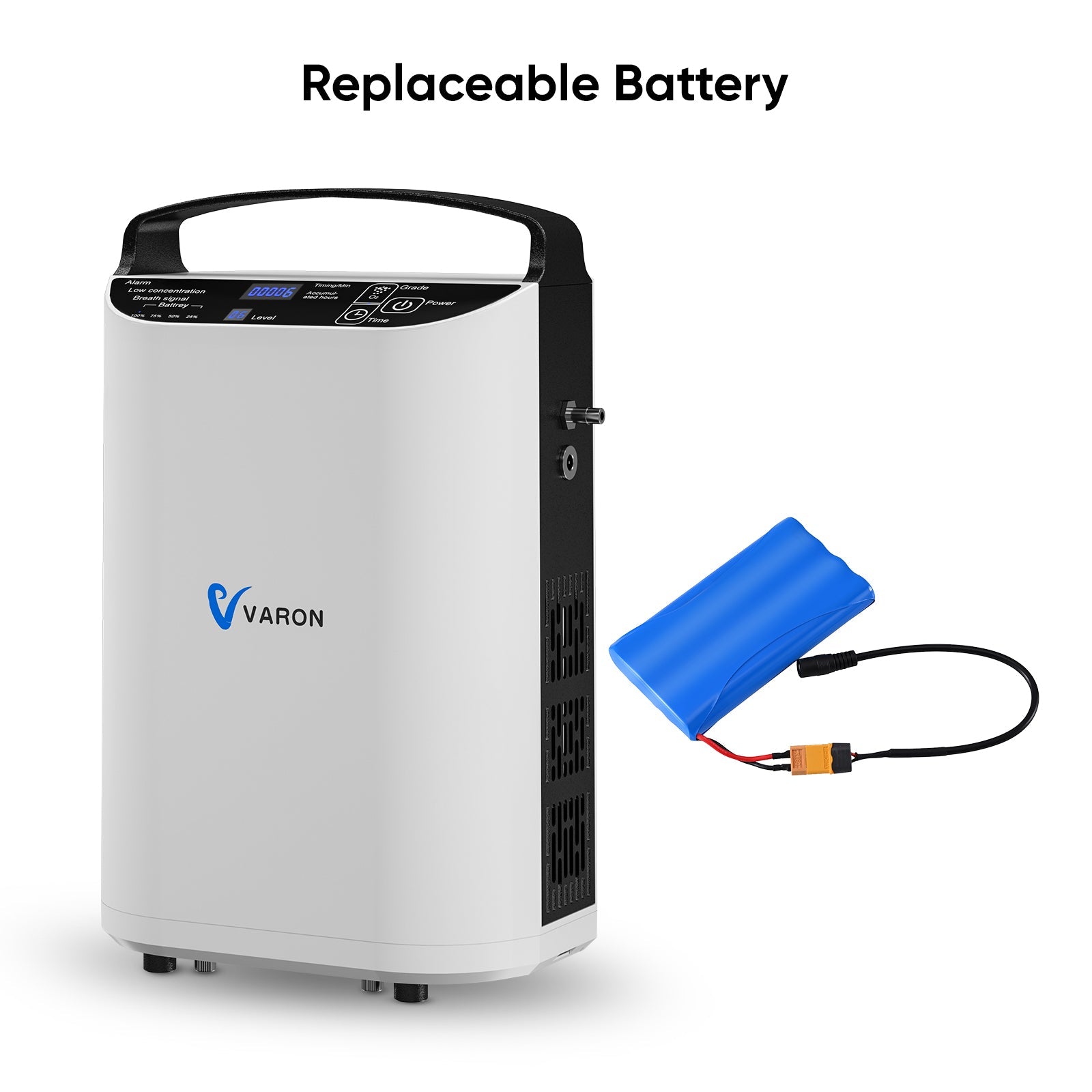 VARON VP-1 | Pulse Flow Portable Oxygen Concentrator (1-5 settings)