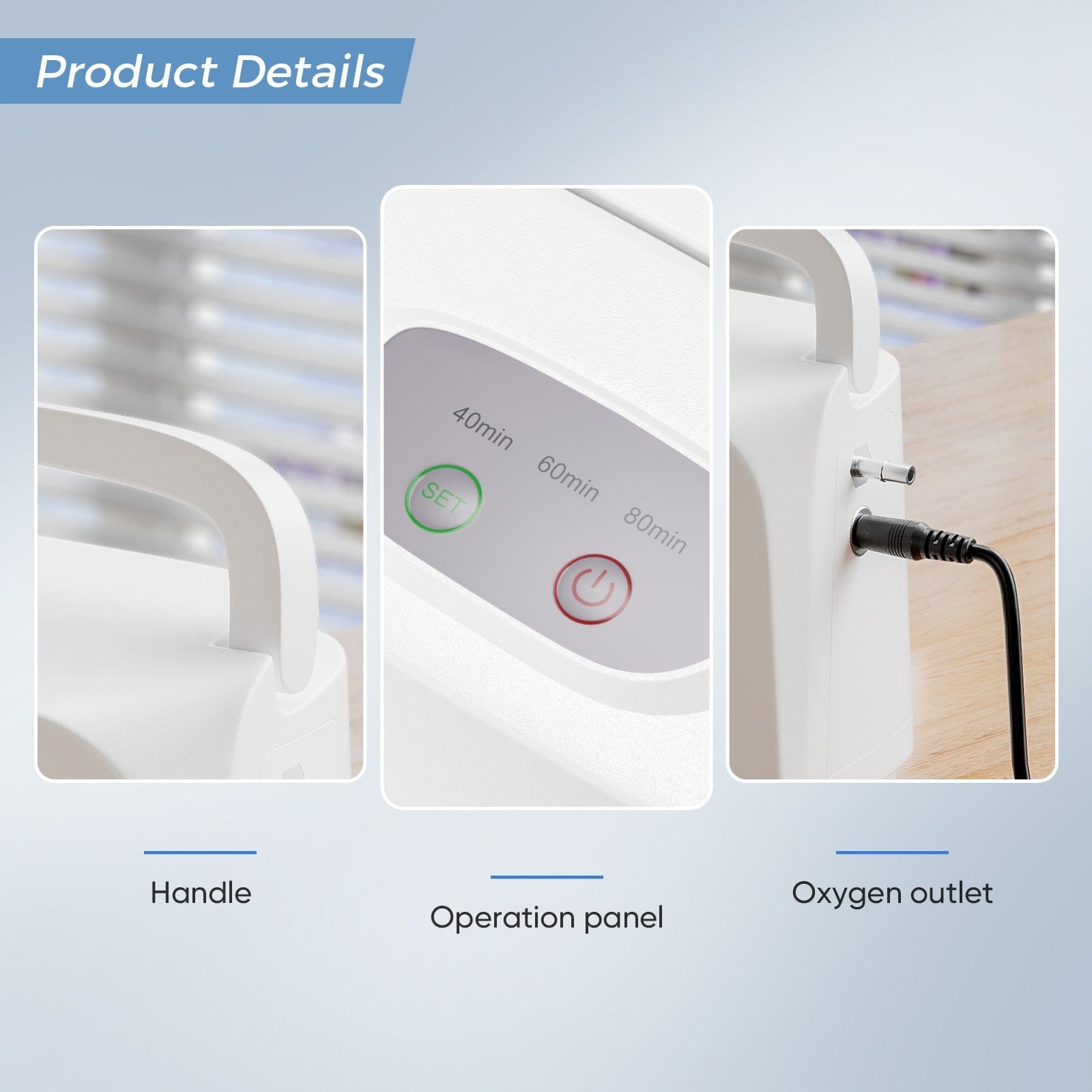 VARON VL-1 Oxygen Concentrator Combo with Extra Battery