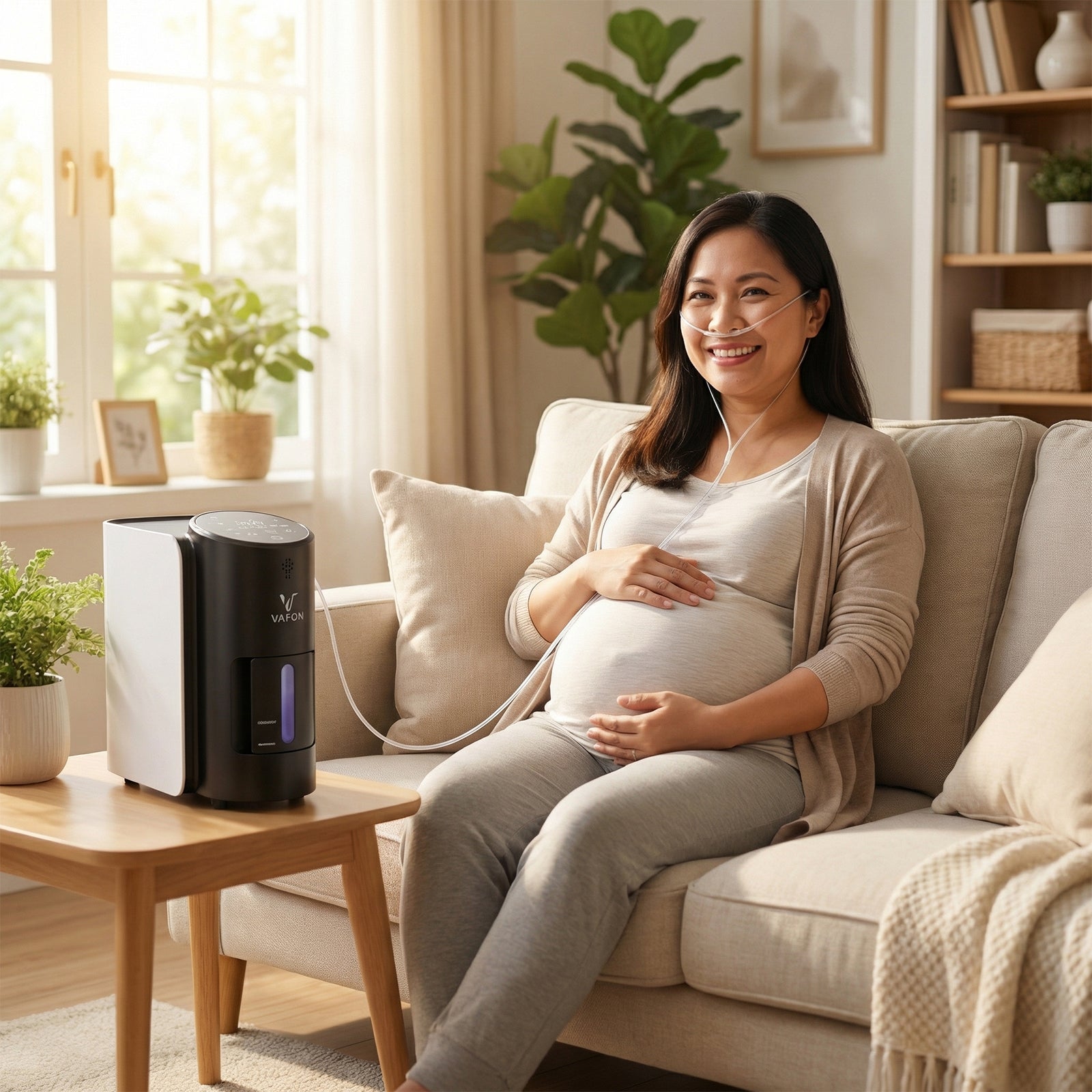 VARON VH-1 | Continuous Flow Home Oxygen Concentrator (1-7 settings)