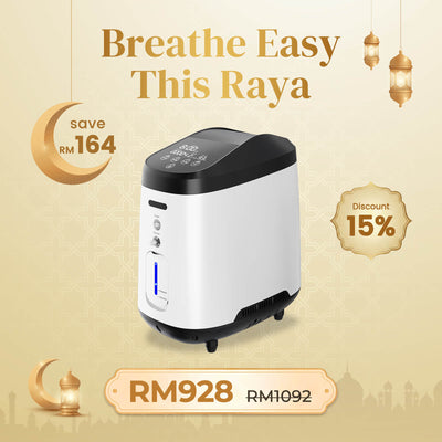 VARON VH-2 Pro | Continuous Flow Home Oxygen Concentrator (1-8 settings)