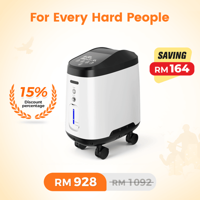 VARON VH-2 Pro | Continuous Flow Home Oxygen Concentrator (1-8 settings)