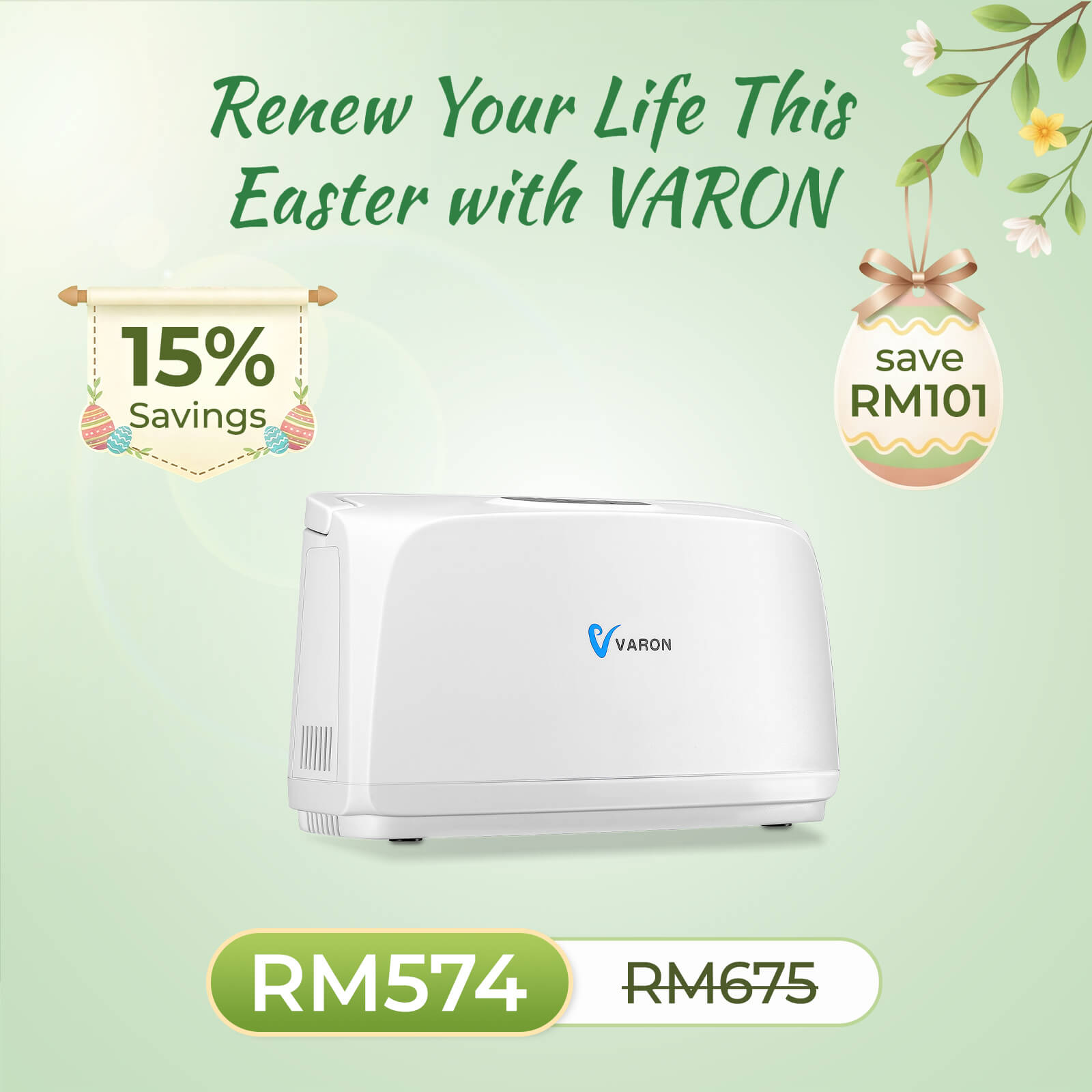 VARON VL-1 |  Mini On-the-Go Oxygen Companion