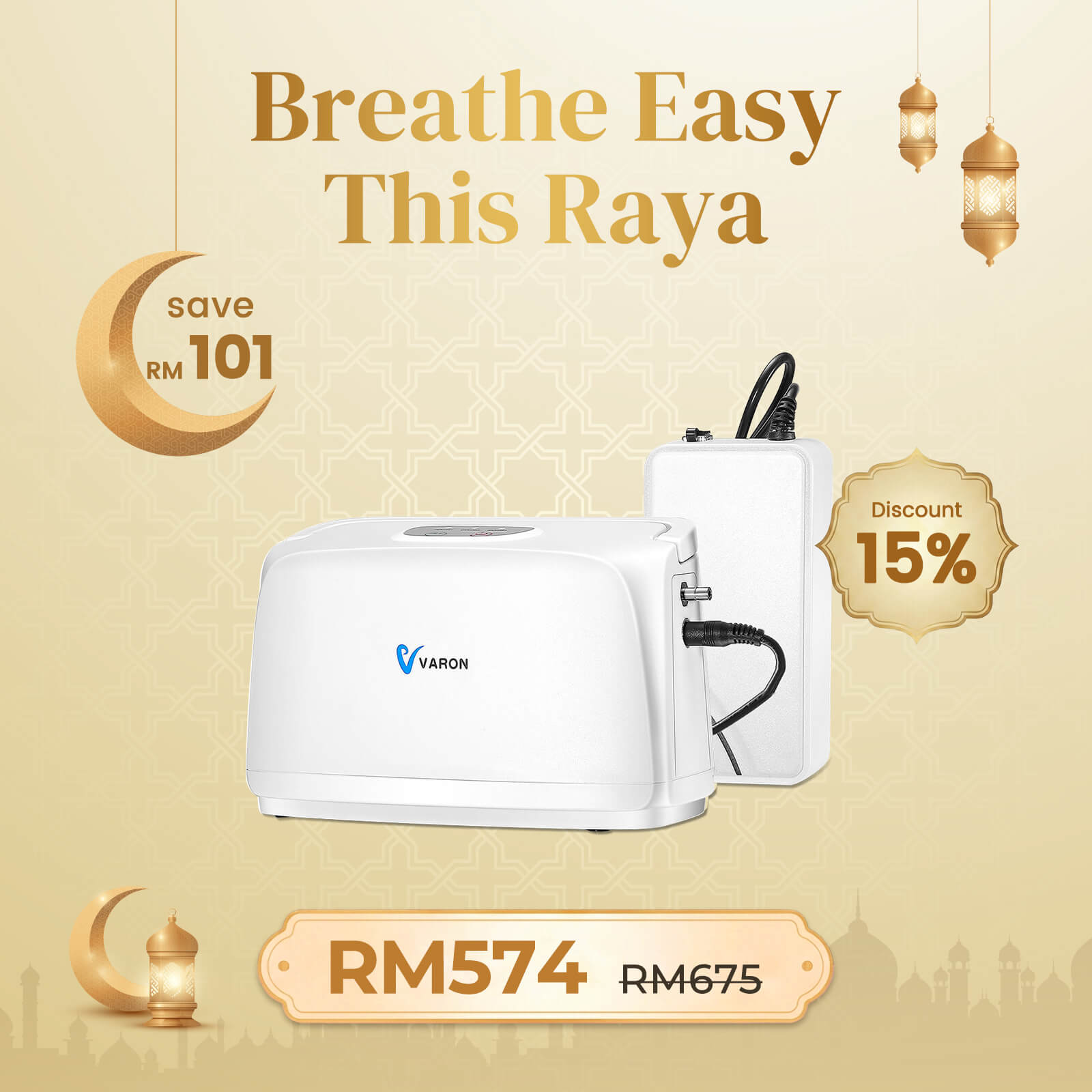 VARON VL-1 |  Mini On-the-Go Oxygen Companion