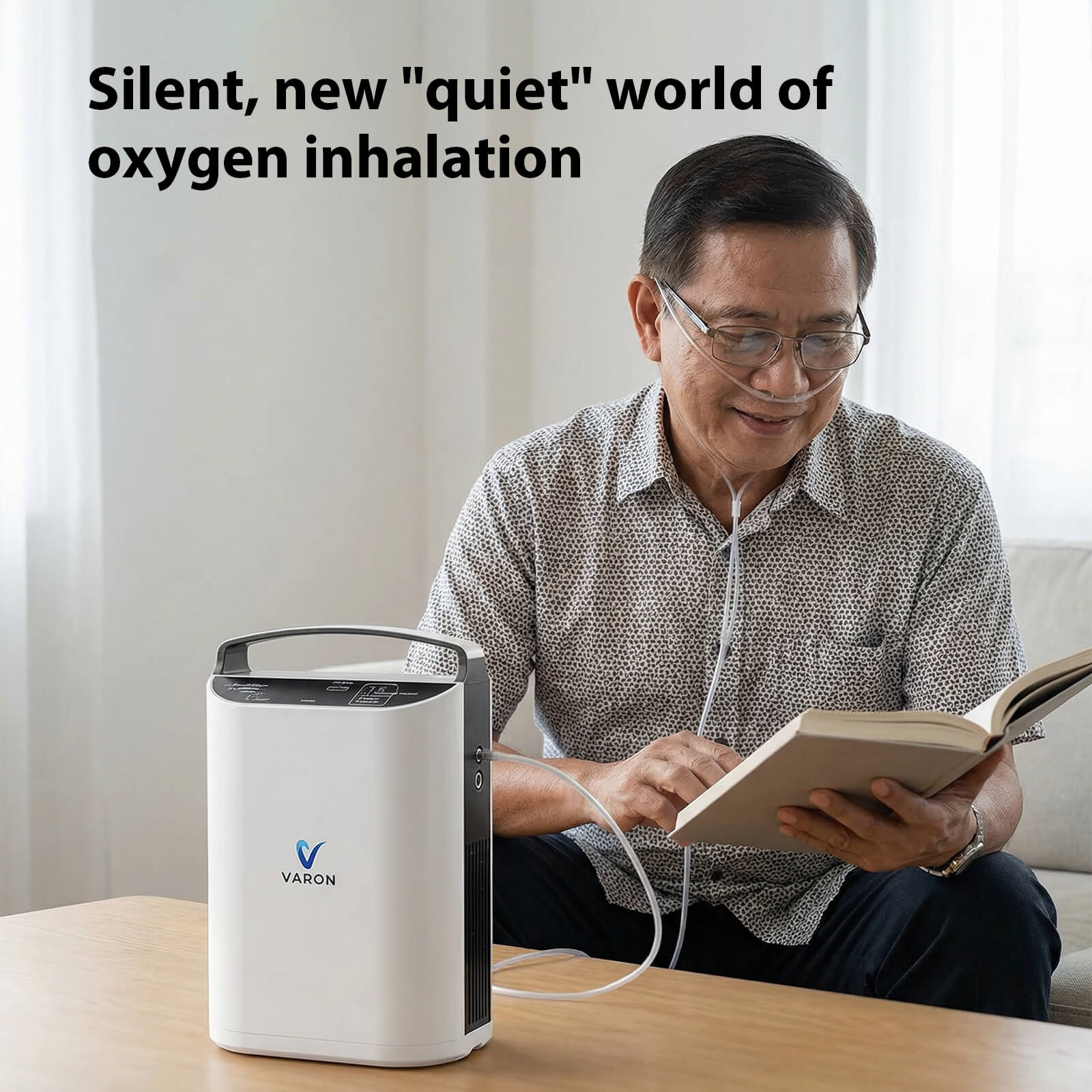 VARON VP-1 | Pulse Flow Portable Oxygen Concentrator (1-5 settings)
