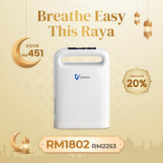 VARON VP-2 | Pulse Flow Portable Oxygen Concentrator (1-5 settings)